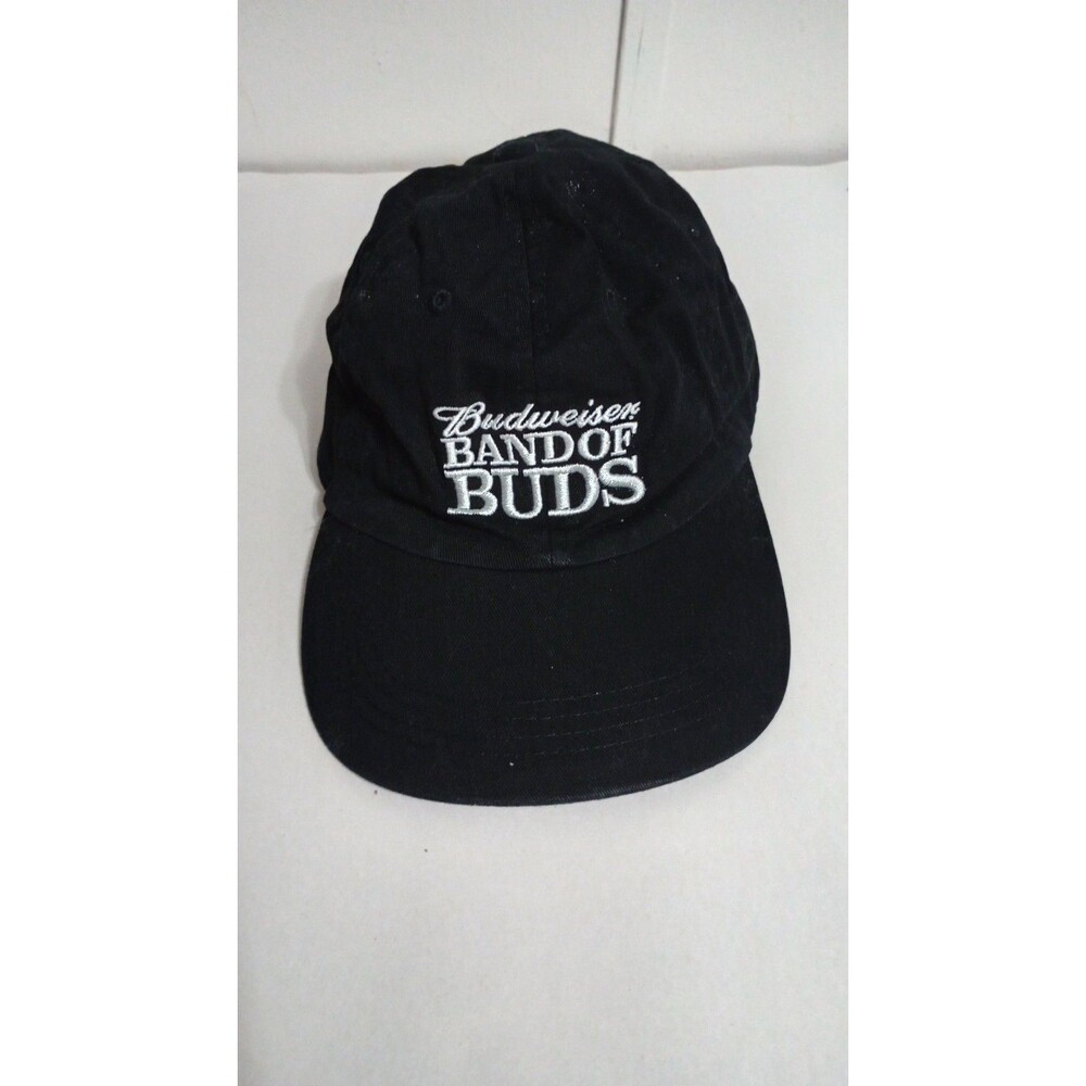 Budweiser Band Of Buds Black Hat/Cap Adjustable Casual Old Stock